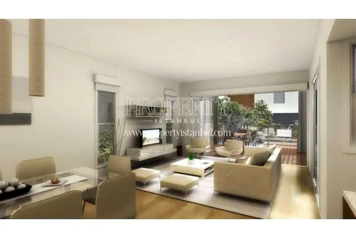 One of the living rooms in YS Yasar Suites