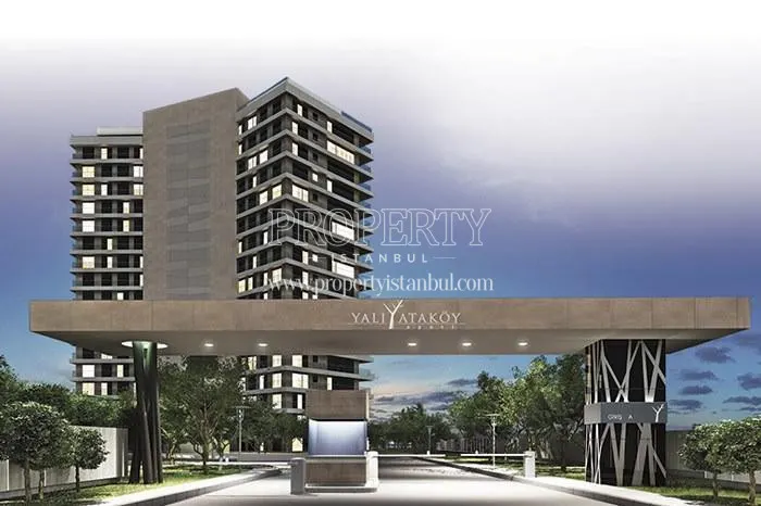 The entrance of the Yali Atakoy compound