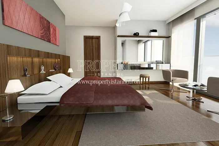 One of the master bedrooms in Yali Atakoy