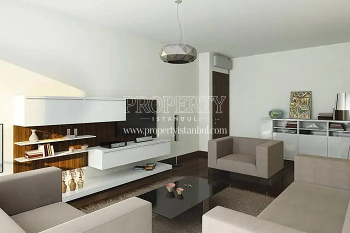 One of the living rooms in Yali Atakoy