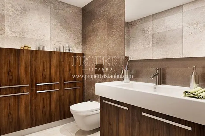 One of the bathrooms in Yali Atakoy