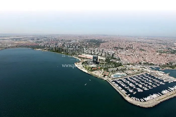 The panoramic view of the district with Yali Atakoy