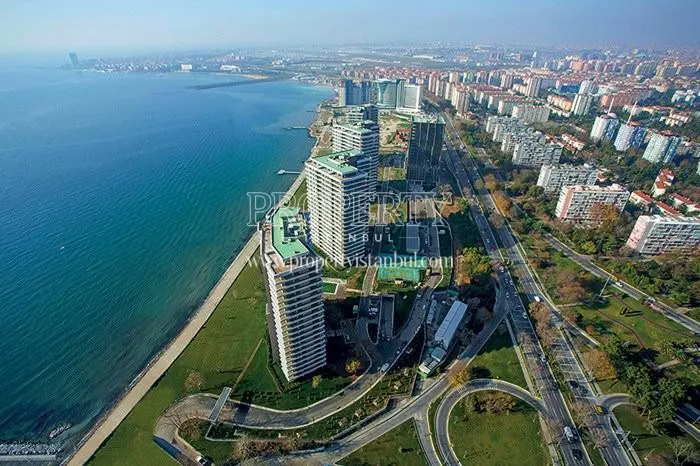 The panoramic view of Yali Atakoy from the left side