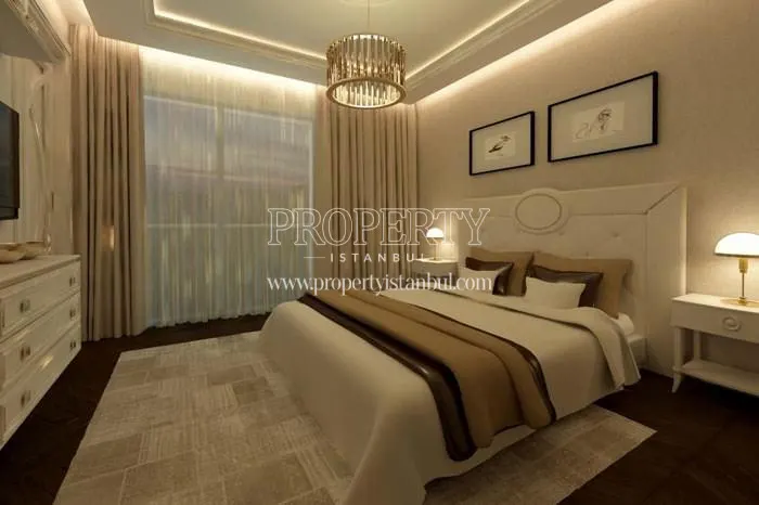 One of the master bedrooms in Yali Yesilkoy
