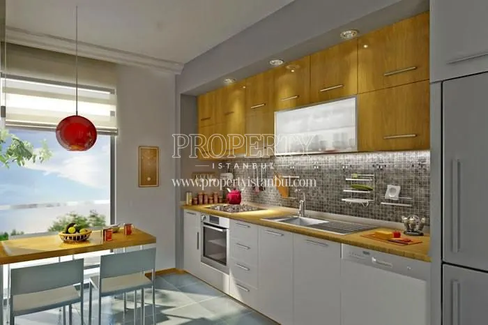 One of the kitchens in Yasam Plus Bagcilar