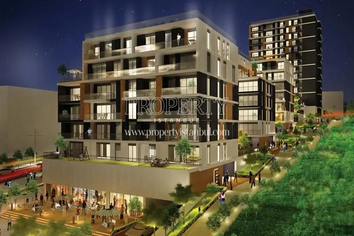Yasam Plus Bagcilar project at night