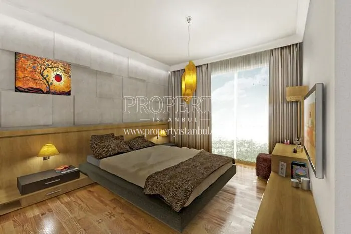 One of the master bedrooms in Yasam Plus Bagcilar