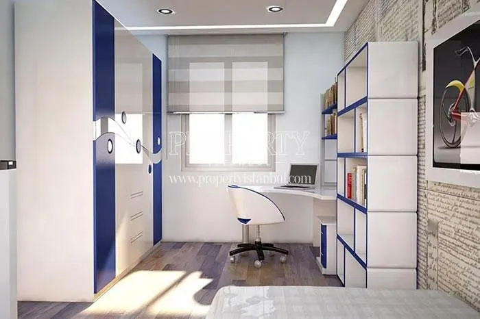One of the bedrooms in Yasemin Evleri