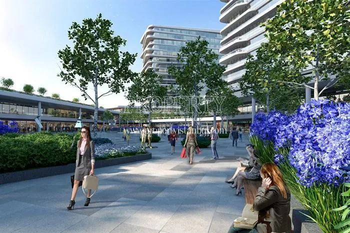 The shopping center in Yedi Mavi