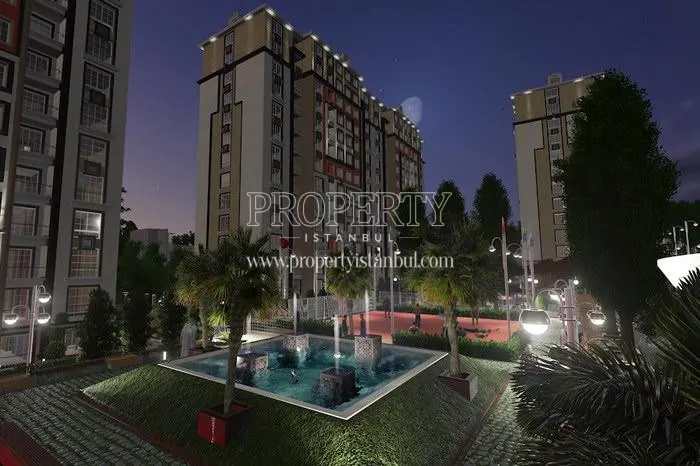 Landscaped areas in Yeni Istanbul Evleri