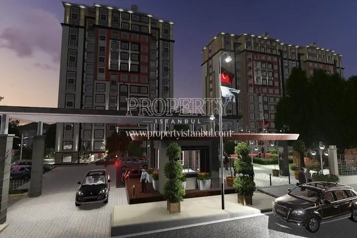 The entrance of Yeni Istanbul Evleri