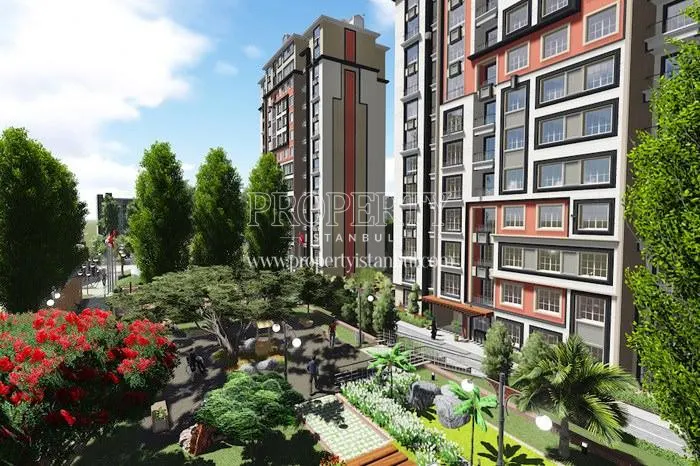 Inside of the Yeni Istanbul Evleri compound