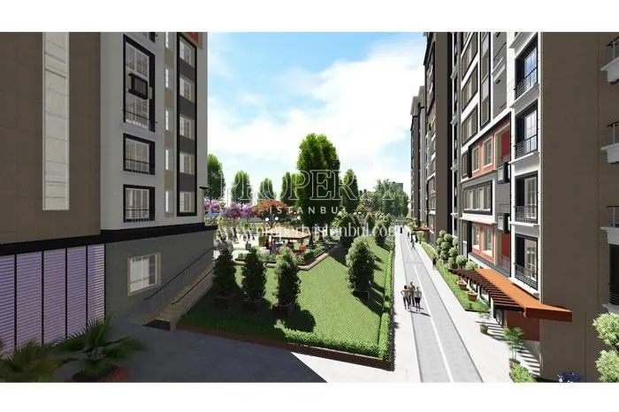 The garden of Yeni Istanbul Evleri