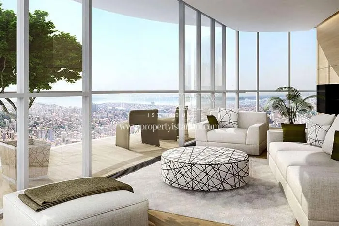 One of the penthouses in Yenitepe Kadikoy