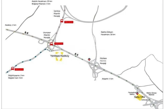 Location of the Yenitepe Kadikoy compound