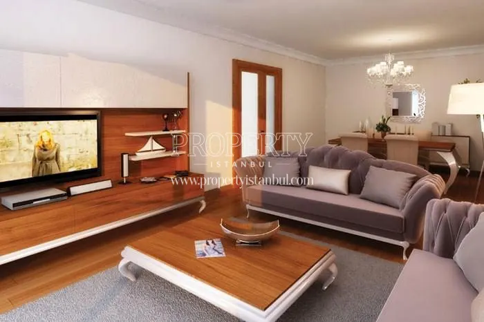 One of the living rooms in Yildiz Park Modern