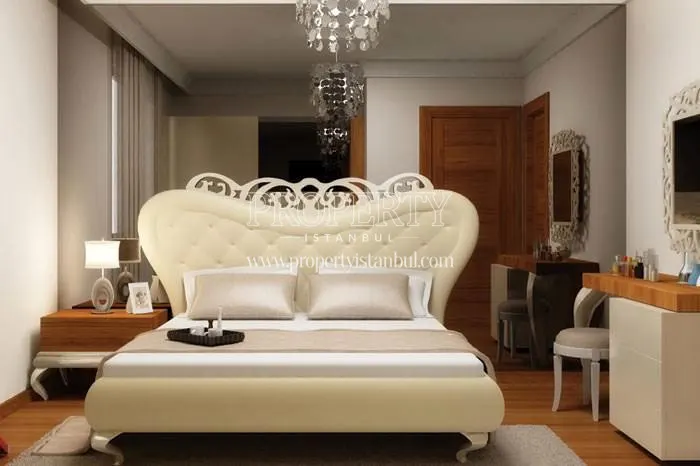 One of the bedrooms in Yildiz Park Modern homes