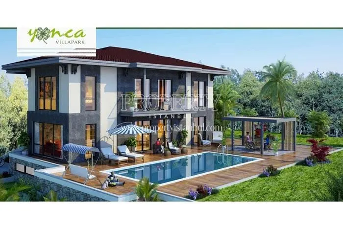 One of the luxury villas in Yonca Villapark