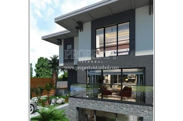 The interior of one of the Yonca Villapark villas