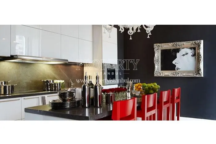 One of the kitchens in Yooistanbul