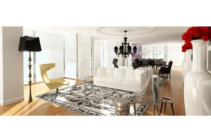 Spacious living room in Yooistanbul
