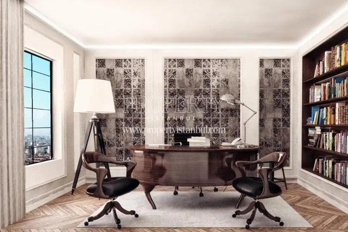 The study room in one of the Yor Palas units