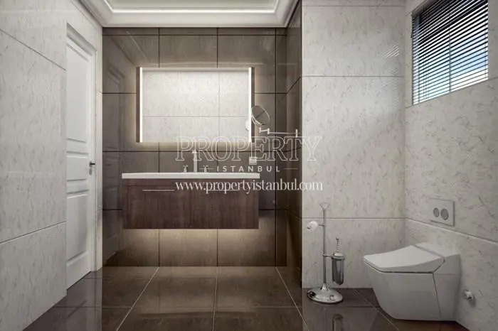 One of the bathrooms in Yor Palas