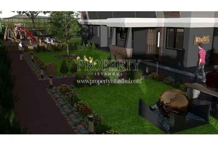 The garden of the Zer Bostanci compound