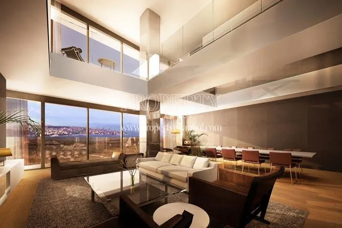 One of the duplex apartments in Zorlu Center
