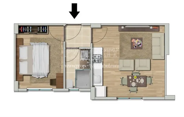 Anadolum Model Kartal unit plan for 1+1