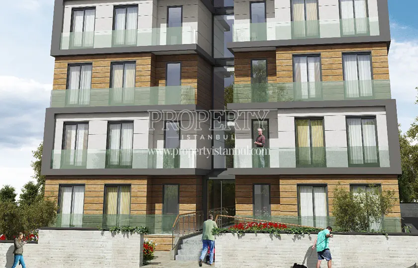 Arma Modern building with the residents
