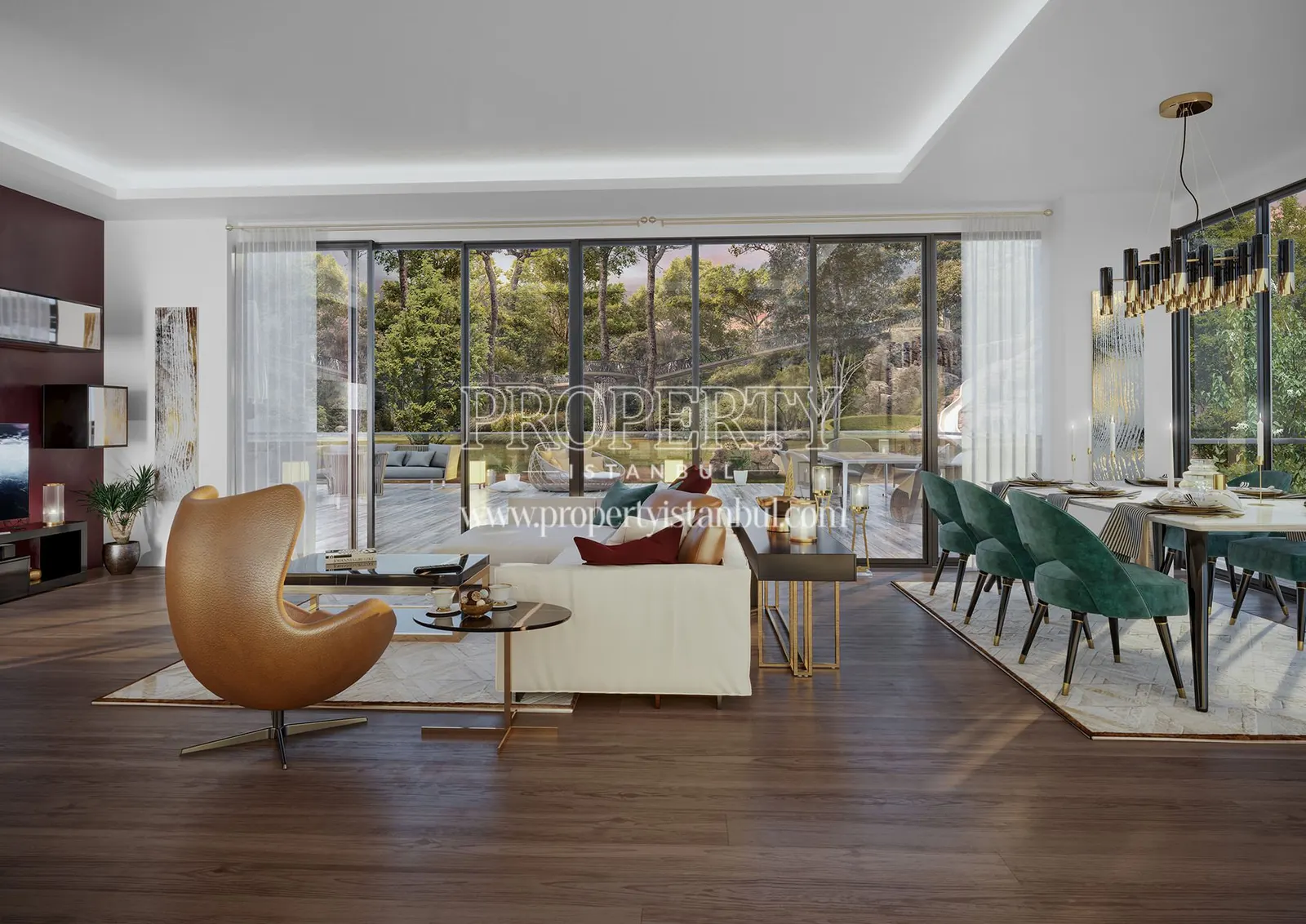 Atasehir Skymark living room