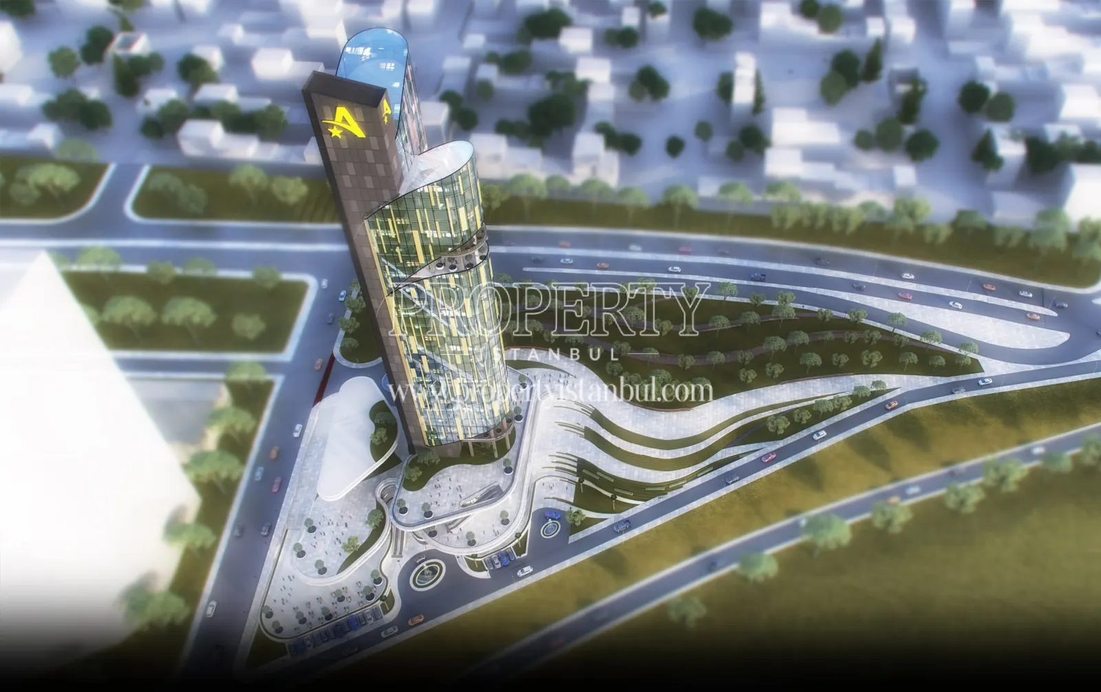 Avrupa Office Atasehir from the top