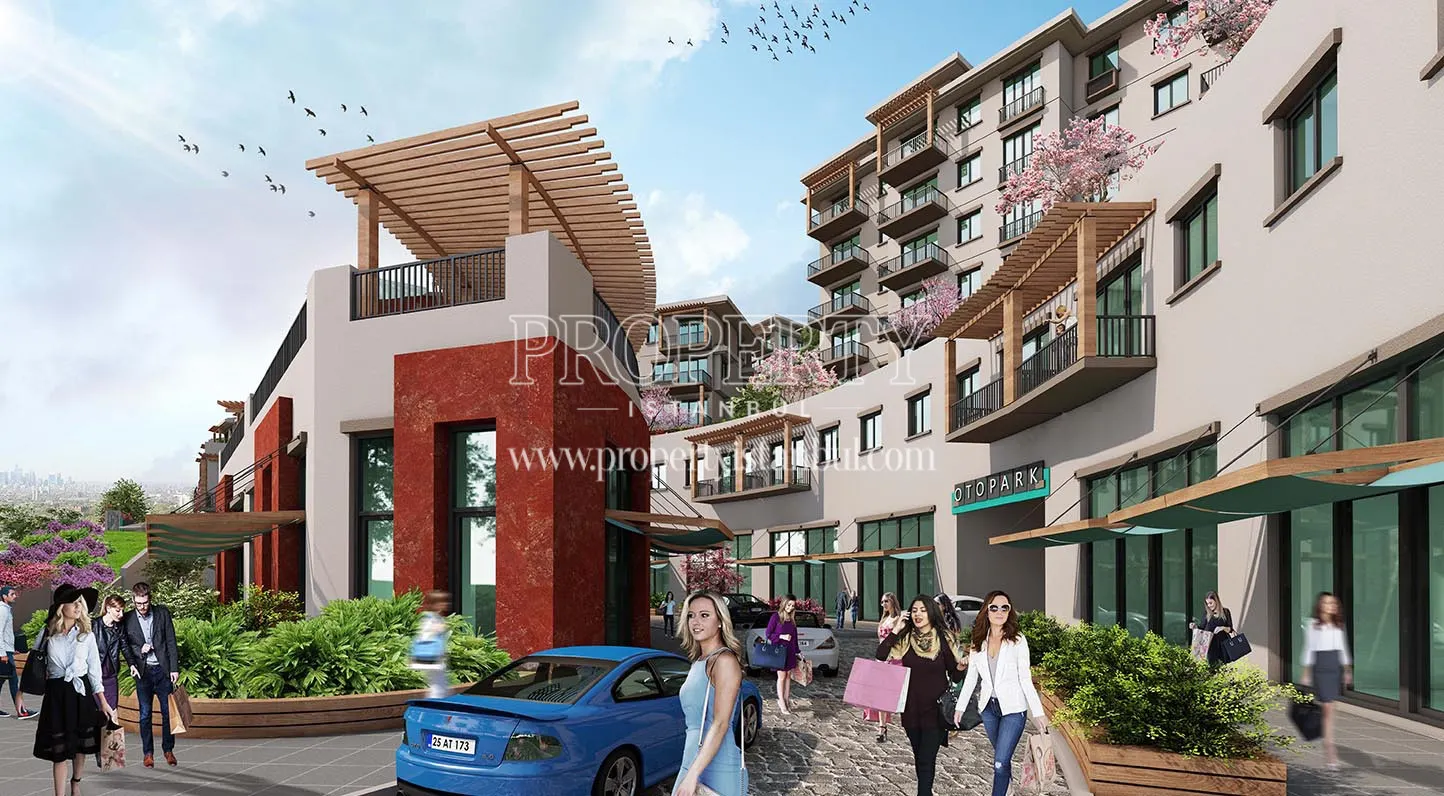 Bahcesehir Hayat project shopping area