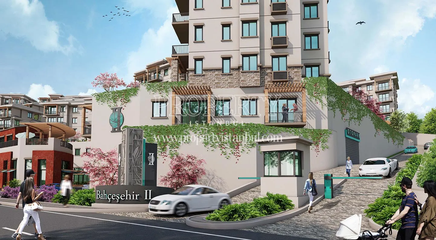 Bahcesehir Hayat project from the street