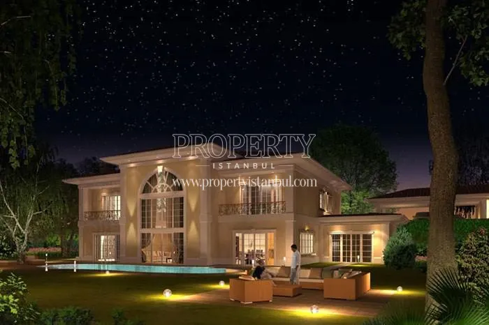 One of the villas in Batimahal