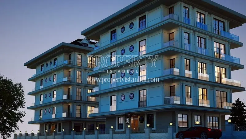 Bayrak Konaklari project at night