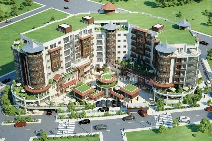 The panoramic view of Halic Rezidans