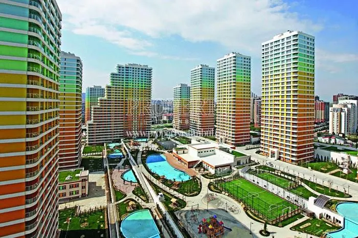 The inside of the Bizim Evler 6 Metro compound