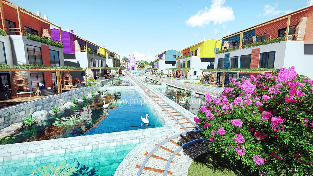 The landscape and ponds of Colorist Sile