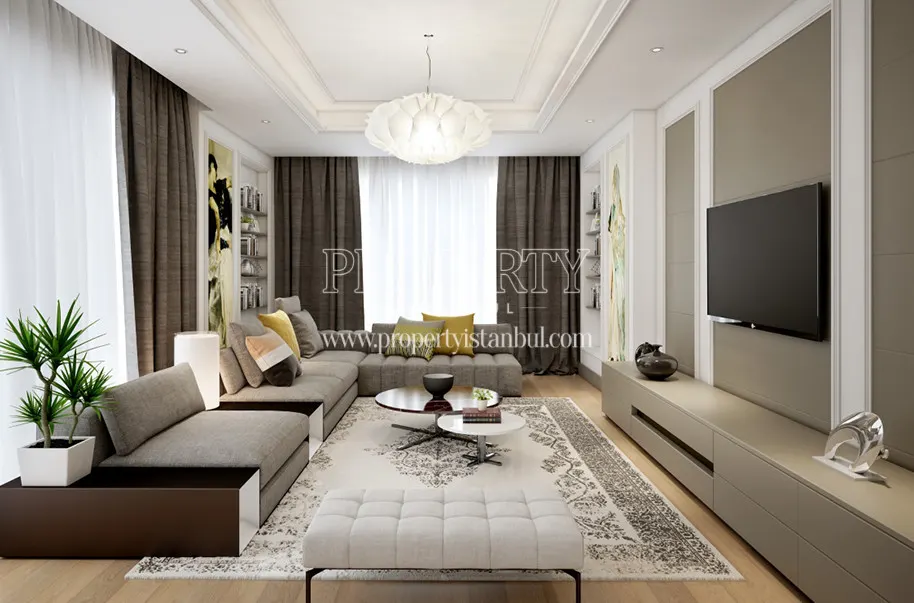 Deniz Apartmani Suadiye living room