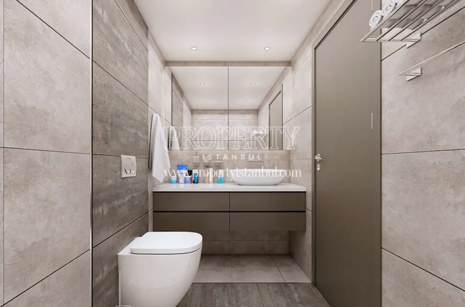 Deniz Apartmani Suadiye bathroom