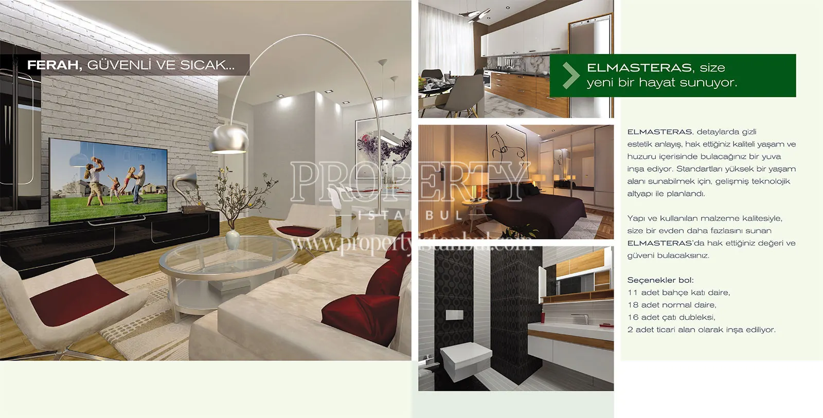 The features of Elmas Teras Kemerburgaz