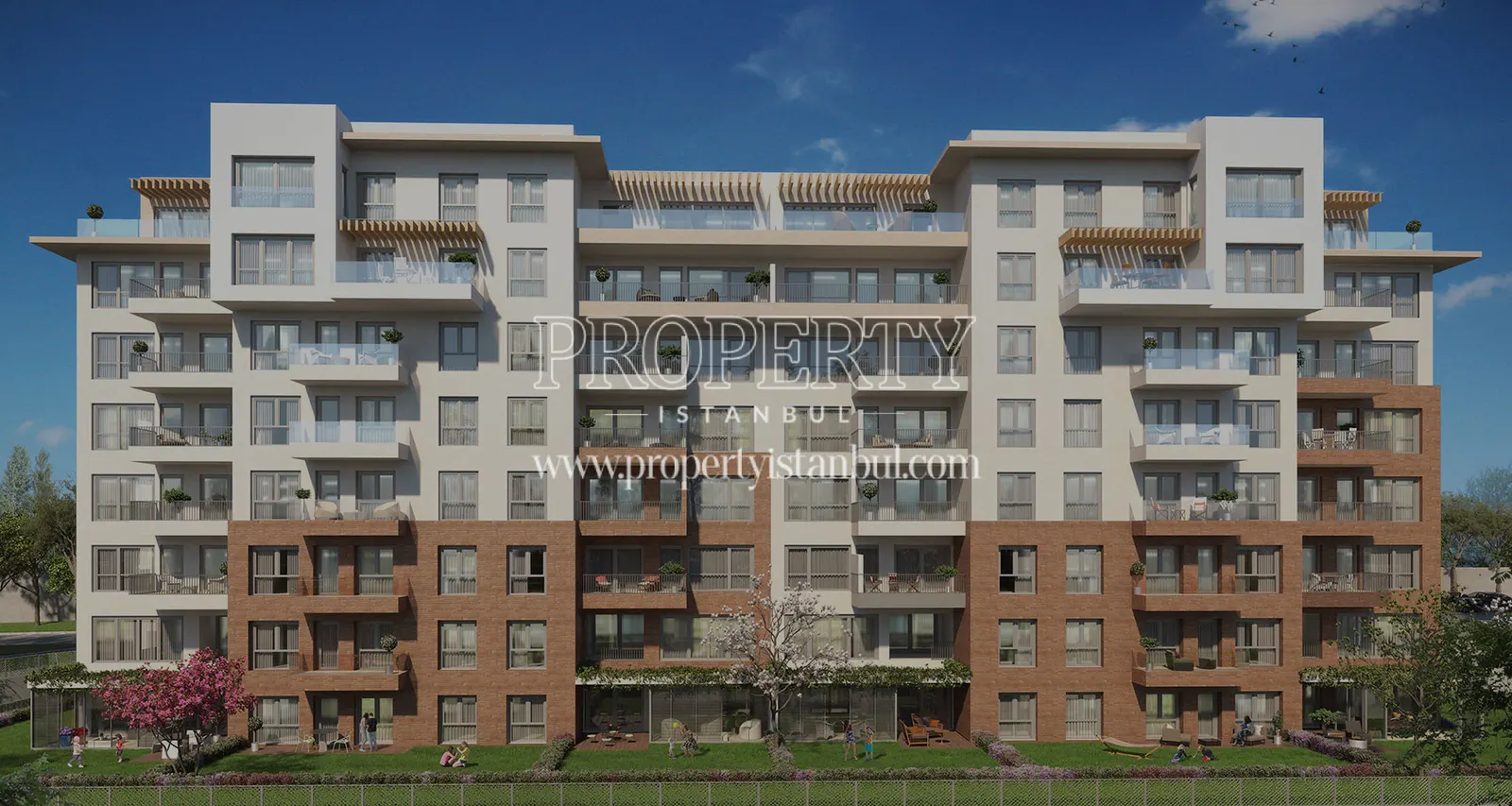 The wide blocks of the Eston Sehir Koru project