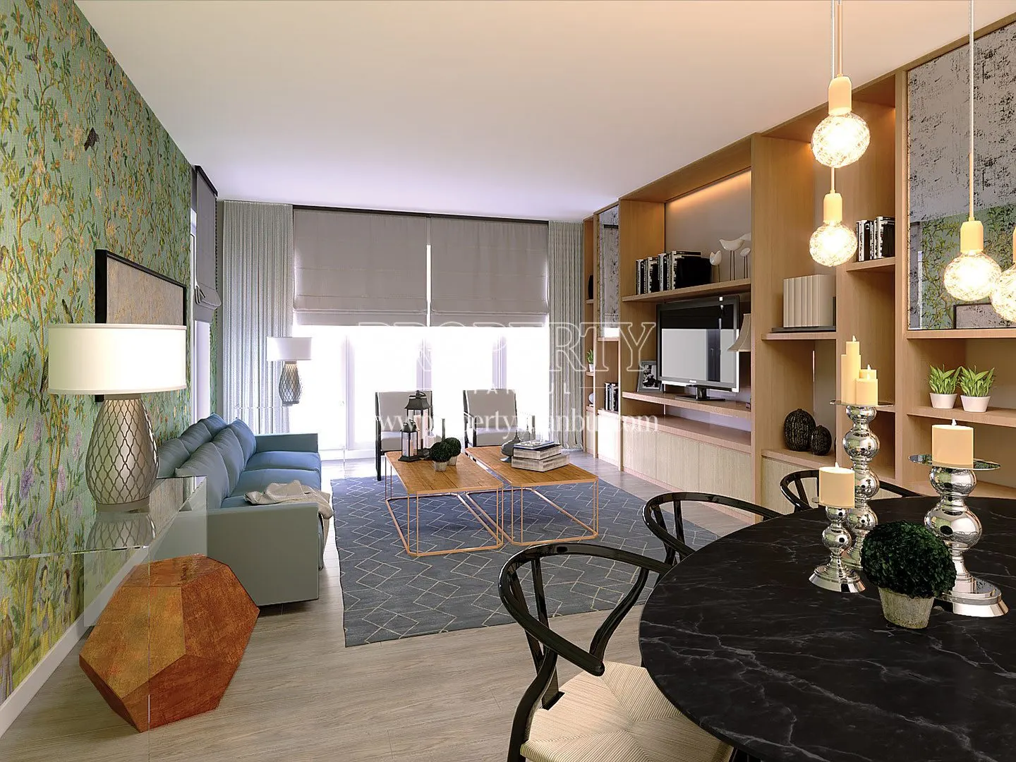 The living room in Eston Sehir Koru