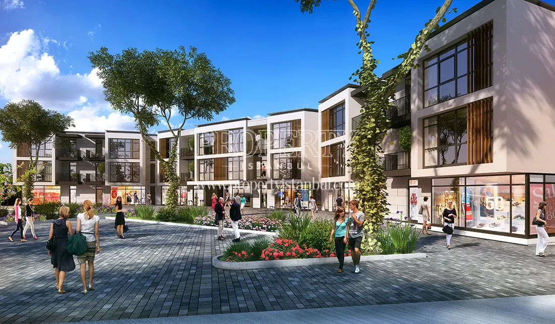 The shopping area in Eston Sehir Mahallem