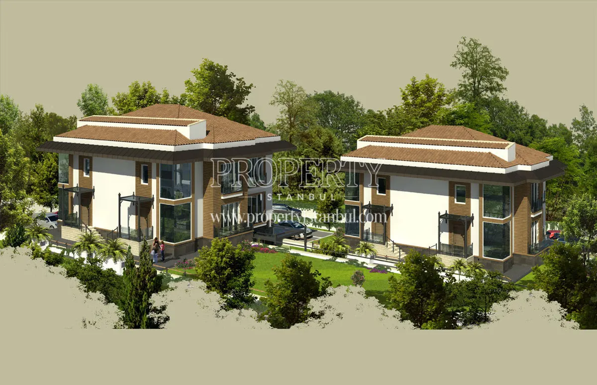 The two villas from Evcimen