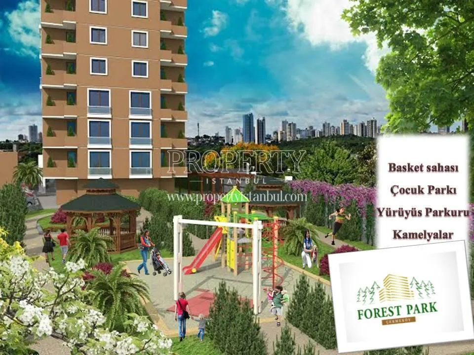 The features of Cekmekoy Forest Park