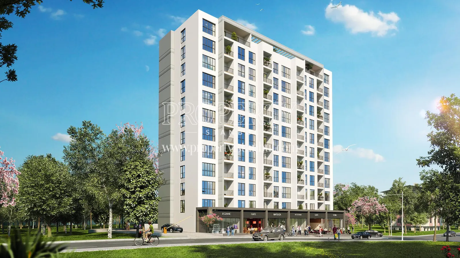 The general view of the Fuzul Basakcity Boutique project