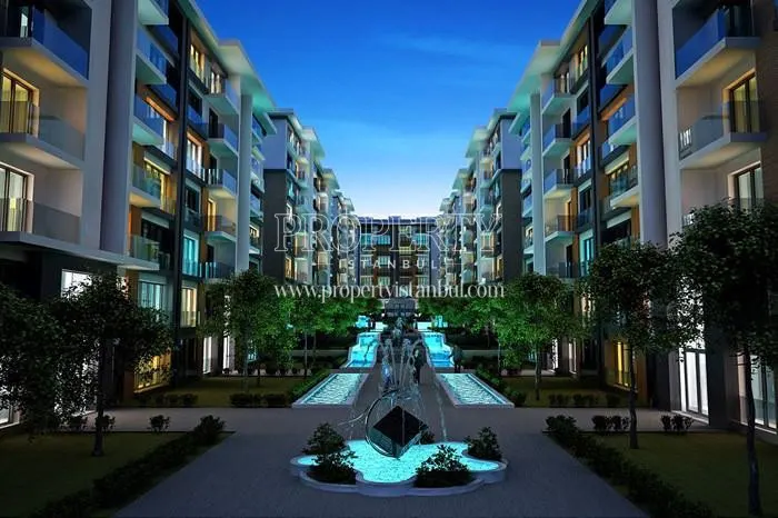The landscape areas in Garden Hill Bahcelievler